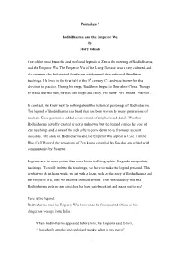 1 Protochan 1 Bodhidharma and the Emperor Wu by Mary Jaksch One Of