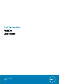Dell Active Pen PN557W User's Guide