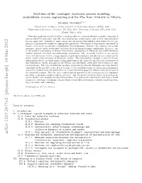 Machines of Life: Catalogue, Stochastic Process Modeling, Probabilistic
