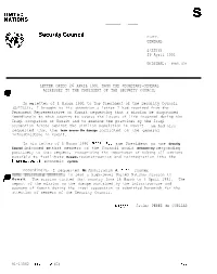 Security Council Distr