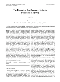 The Figurative Significance of Intimate Possession in Affinity