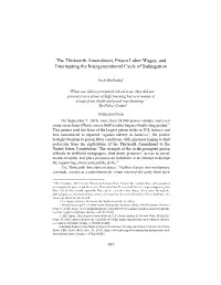 The Thirteenth Amendment, Prison Labor Wages, and Interrupting the Intergenerational Cycle of Subjugation