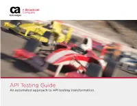 API Testing Guide an Automated Approach to API Testing Transformation