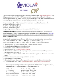 Con La Presente Siamo Ad Informarvi Sulle Modalità Di Svolgimento Delle