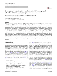 Estimation and Quantification of Vigilance Using Erps and Eye Blink Rate with a Fuzzy Model‑Based Approach