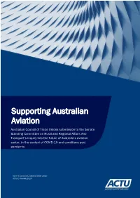 Supporting Australian Aviation