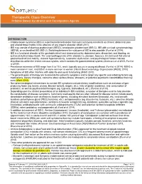 Therapeutic Class Overview Irritable Bowel Syndrome and Constipation Agents