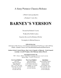Barney's Version