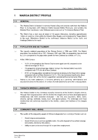 Chapter 1: Wairoa District Profile