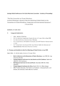 Informal Summary of Proceedings