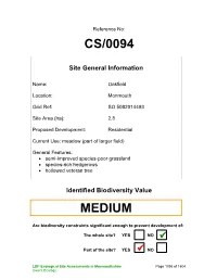 LDP Ecological Site Assessments Feb