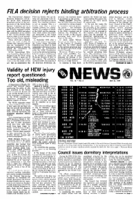 The NCAA NEWS Feels It Makes a Point and Discusses a Topic Through a Series of Disasters, Crises and Alized History