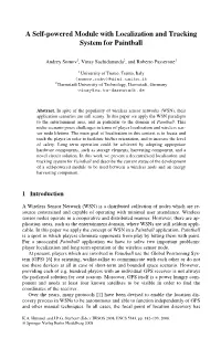 A Self-Powered Module with Localization and Tracking System for Paintball