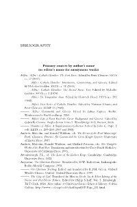 Bibliography