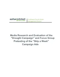 Drought Campaign Survey Final Report