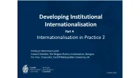 Internationlisation in Practice-Part4