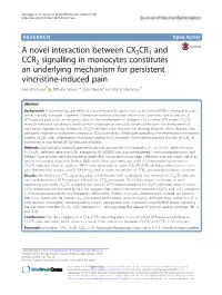 A Novel Interaction Between CX3CR1 and CCR2 Signalling in Monocytes