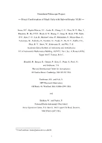 Greenland Telescope Project --- Direct Confirmation of Black Hole with Sub-Millimeter VLBI