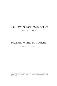 Policy Statements 3 2017 Final.Indd