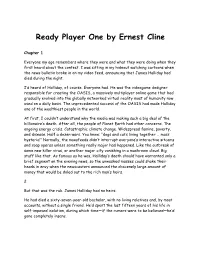 Ready Player One by Ernest Cline