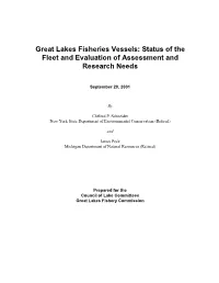 Status of the Fleet and Evaluation of Assessment and Research Needs