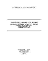 The North Battleford Water Inquiry