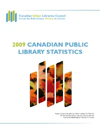 2009 CULC Public Library Statistics