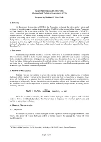 Nacl + H2SO4 Nahso 4 +