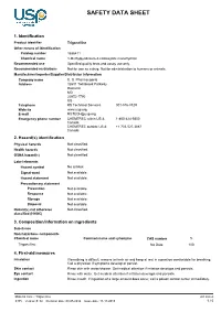 Safety Data Sheet
