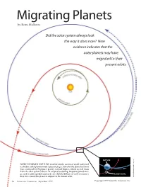 Migrating Planets Migrating Scientific American by Renumalhotra May Havecaused Theplanettomigrateitscurrent Orbit