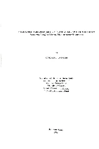 CHARACTER VARIATION and a CLADISTIC ANALYSIS of the GENUS Lachenalia Jacq:F