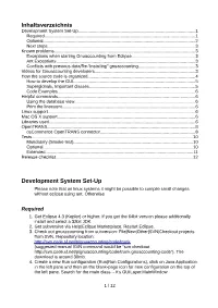 Development System Set-Up