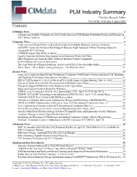 Download the PLM Industry Summary (PDF)