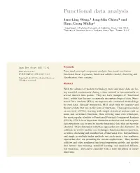 Functional Data Analysis