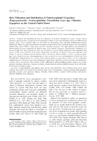 Host Utilization and Distribution of Nubenocephalid Gregarines (Eugregarinorida: Actinocephalidae) Parasitizing Argia Spp