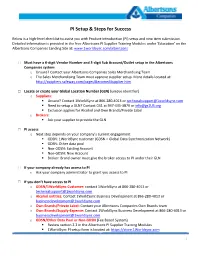 PI Setup & Steps for Success
