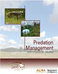 Predation Management with a Focus on Coyotes