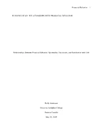 Prosocial Behavior 1