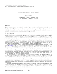 Sampling Distribution of the Variance