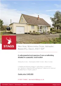 Pine View, Morecombe Cross, Ashwater, Beaworthy, Devon, EX21 5DP