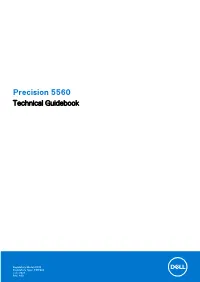 Precision 5560 Technical Guidebook