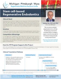 Stem Cell-Based Regenerative Endodontics