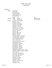 UB Licensed Vendor List.Pdf