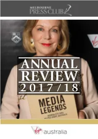 Annual Review 2017 / 18 Who We Are Message from the Ceo