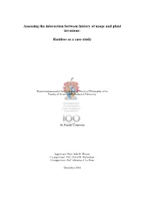 Assessing the Interaction Between History of Usage and Plant Invasions
