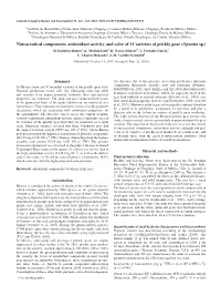 Nutraceutical Components, Antioxidant Activity, and Color of 11 Varieties of Prickly Pear (Opuntia Sp.) 1 3 1* 2 M