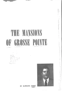 The Mansions of Grosse Pointe