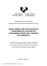 Development and Applications of Environmental Ia Modelling of Climate Change