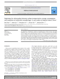 Exploring the Relationship Between Urban Transportation Energy Consumption and Transition of Settlement Morphology: a Case Study on Xiamen Island, Chinaq