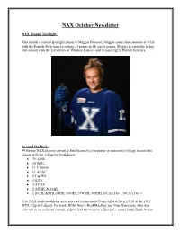 NAX October Newsletter